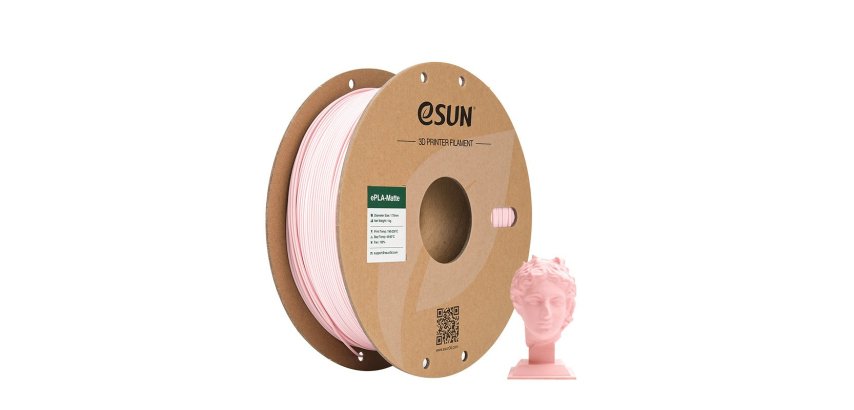 eSUN PLA-Matte Polymelkzuur Perzikkleur, Roze 1 kg