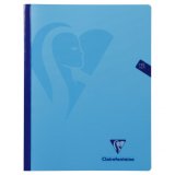Mimesys cahier brochure cousue 24x32cm 192 pages petits carreaux couverture polypropylène Couleur aléatoire - Assortis