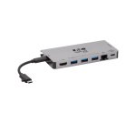 Tripp Lite U442-DOCK5D-GY station d'accueil Avec fil USB 3.2 Gen 1 (3.1 Gen 1) Type-C Gris