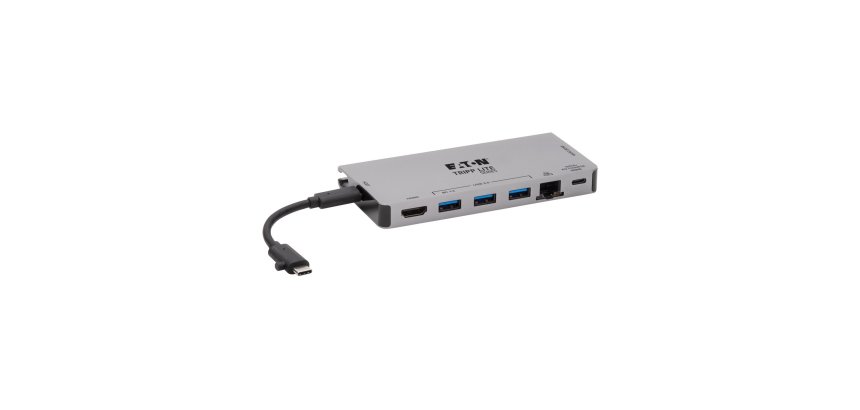 Tripp Lite U442-DOCK5D-GY station d'accueil Avec fil USB 3.2 Gen 1 (3.1 Gen 1) Type-C Gris