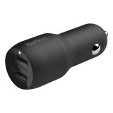 Cargador para de coche Belkin salida AC: 4,8 A USB 2.0 BOOSTCHARGE Negro