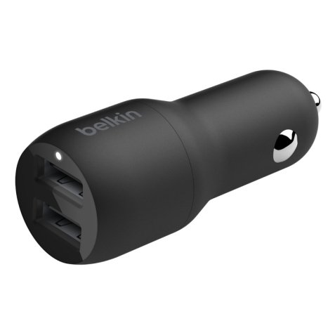 Cargador para de coche Belkin salida AC: 4,8 A USB 2.0 BOOSTCHARGE Negro