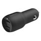 Cargador para de coche Belkin salida AC: 4,8 A USB 2.0 BOOSTCHARGE Negro
