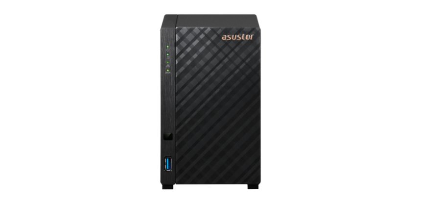 Asustor AS1202T serveur de stockage NAS Tower Realtek 1 Go DDR4 0 To ADM Noir