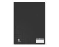 Protège-documents Oxford Memphis A4 100 vues / 50 pochettes couverture polypro noir