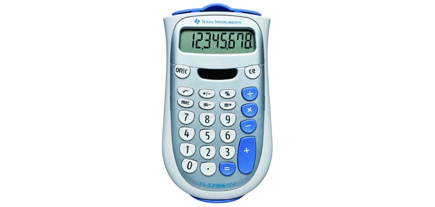 calculatrice de poche TI-1706 SV,