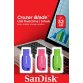 SanDisk Cruzer Blade 3x 32GB lecteur USB flash 32 Go USB Type-A 2.0 Bleu, Vert, Rose