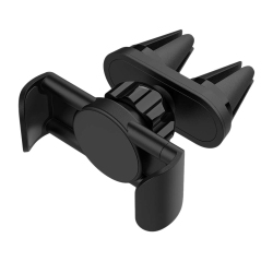 DLH Support voiture pour smartphone avec double accroche a fixer sur une grille de ventilation