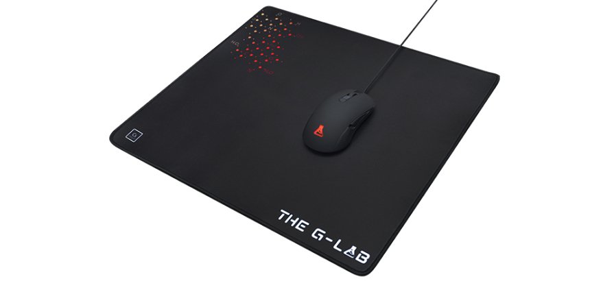 The G-Lab PAD CAESIUM Alfombrilla de ratón para juegos Negro, Multicolor