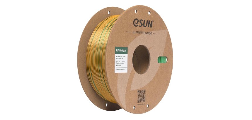 eSUN EPLA-SILK MYSTIC Polylactic Acid (PLA) Green, Gold, Black 1 kg