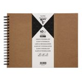 Album à personnaliser de 40 feuilles 200g/m2 au format 32x24cm - Kraft