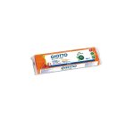Patplume giotto matiere vegetale souple ne seche pas  pain predecoupe 350g coloris  orange