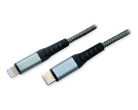 MCL MC923-1C/LIZ-1M câble Lightning Gris