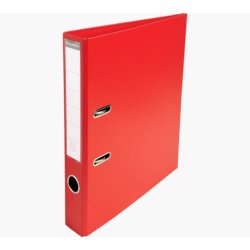 Classeur à levier PVC dos de 50mm rouge