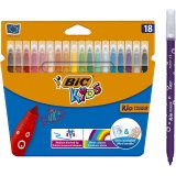 BIC KIDS Feutre Kid Couleur medium, étui en carton de 18