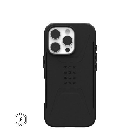 Urban Armor Gear Civilian funda para teléfono móvil 16 cm (6.3") Negro