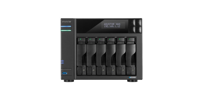 Asustor LOCKERSTOR 6 Gen2 NAS Bureau Intel® Celeron® N5105 8 Go DDR4 HDD ADM Noir