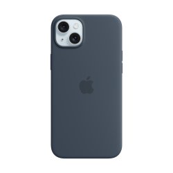 APPLE Coque iPhone Silicone MagSafe iPhone15 Plus - Bleu foncé