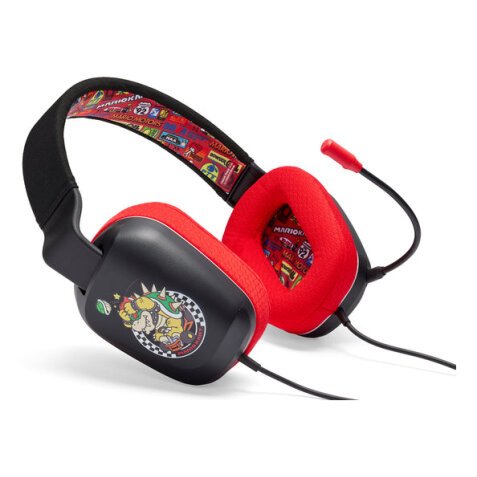 PowerA NSHS0398-01 auricular y casco Auriculares Alámbrico Diadema Juego Negro, Rojo