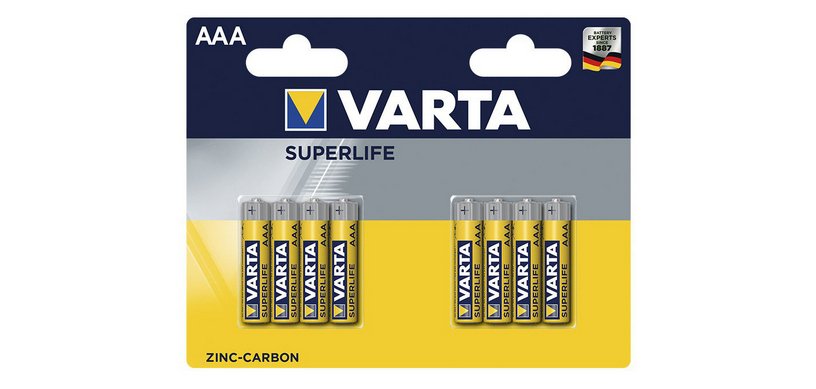 Varta SUPERLIFE AAA Batteria monouso Mini Stilo AAA Zinco-Carbonio