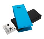 Cle usb emtec 2.0 c350 brick pivotante 32gb vitesse        lecture 15mbs ecriture mb/s   coloris bleu