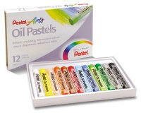 Arts Pastels à huile PHN4, étui en plastique de 12