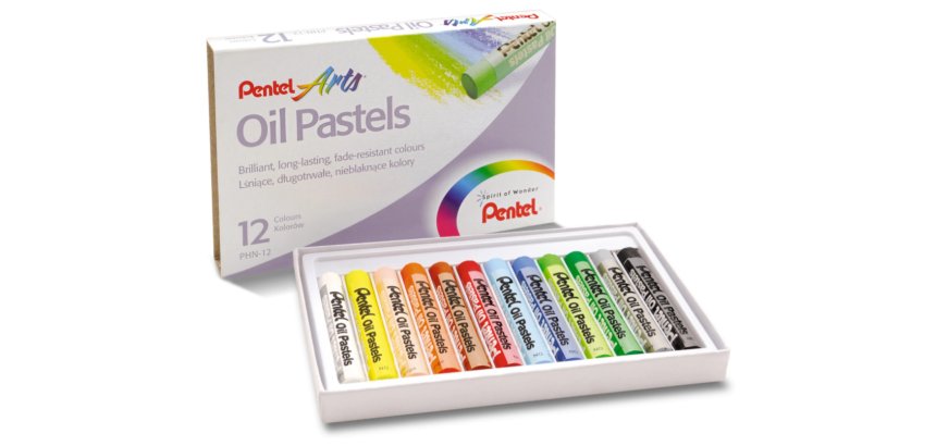 Arts Pastels à huile PHN4, étui en plastique de 12