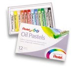 Arts Pastels à huile PHN4, étui en plastique de 12