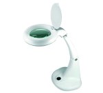 Lampe loupe à LED MINI ZOOM, avec 2 lentilles, blanc