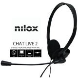 Nilox AURICULARES DOBLE JACK CON MICROFONO PC