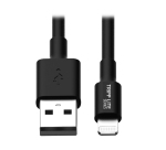 Tripp Lite M100-10N-BK câble Lightning 0,25 m Noir