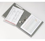Relieur durable à lamelles auto-adhésives dos autocollant toutes surfaces lisses 165x110x68mm lot 100 unités