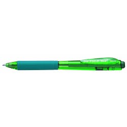 Pentel Feel-it! WOW! Verde Penna a sfera retrattile a clip 12 pz