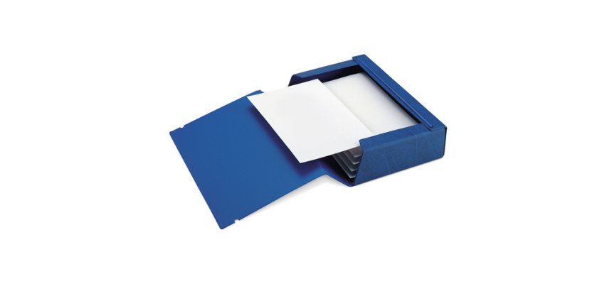 SEI Rota Archivio 3L 40 box file Blue Cardboard