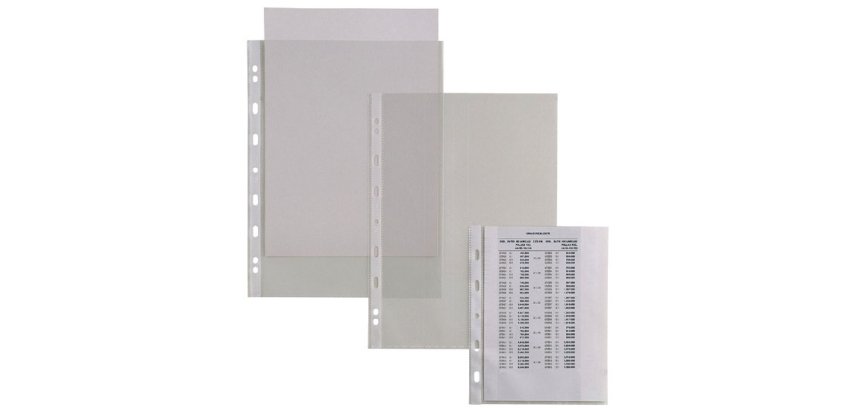 Buste forate Atla - medium - buccia - 22 x 30 cm - trasparente - Sei Rota - conf. 25 pezzi