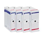 SEI Rota 673210 scatola per la conservazione di documenti Cartone Blu, Rosso, Bianco