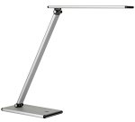 Lampe de bureau led Unilux terra gris métal / noir prise europe