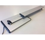 Lampe de bureau led Unilux terra gris métal / noir prise europe