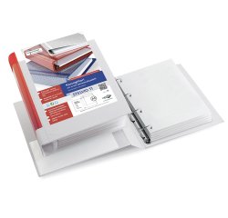 Raccoglitore A4 SEI Rota Stelvio TI personalizzabile 4 anelli a D diametro 65 mm dorso 9 cm colore bianco