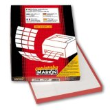 Markin C578 etichetta autoadesiva Rettangolo Permanente Bianco 800 pz
