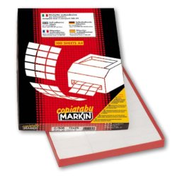 Markin C567 etichetta autoadesiva Rettangolo Permanente Bianco 1000 pz