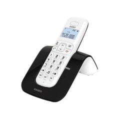 Saiet SLIDE DECT telephone Caller ID Black, White