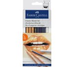 FABER-CASTELL Set d'esquisse Classique, 6 pièces