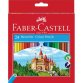 FABER-CASTELL Crayons de couleur hexagonaux CASTLE étui en