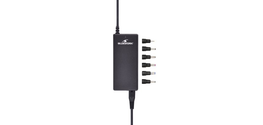 Bluestork PW-NB-90-ASUS adaptador e inversor de corriente Interior 90 W Negro