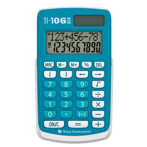 Calculatrice de poche TI-106 II