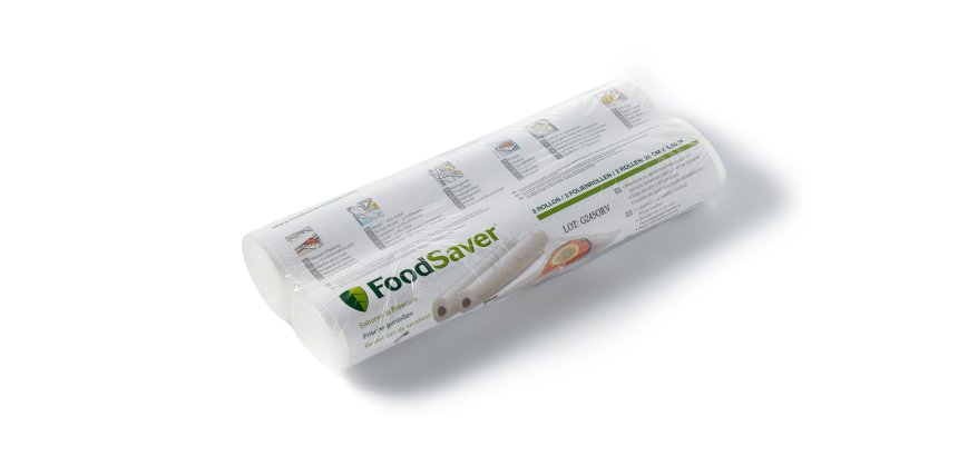 Lot de 2 rouleaux thermosoudables 28 cm x 5.50 m