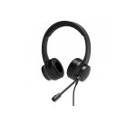 Port Designs 901605 casque Avec fil Arceau USB Type-A Noir