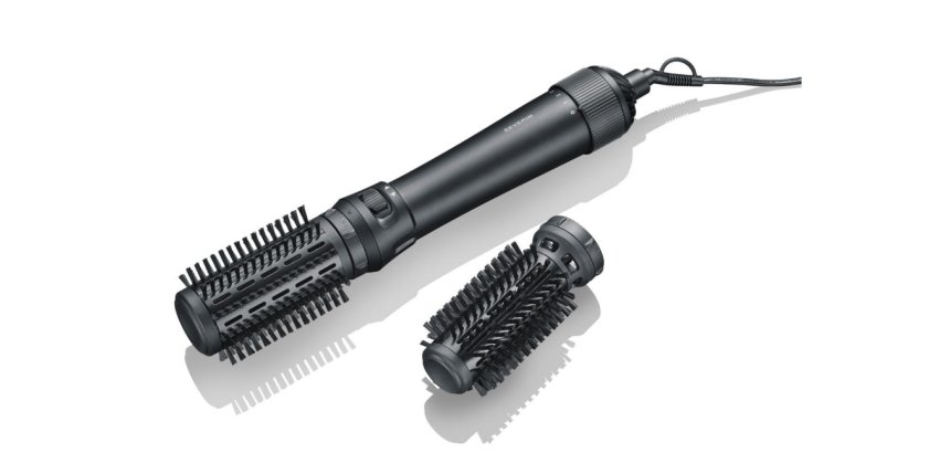 Severin WL 0241 hair styling tool Hot air brush Warm Black 1000 W 1.8 m