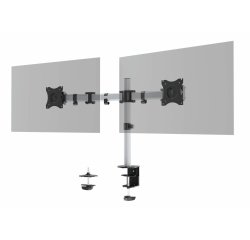 Durable 509523 flat panel bureau steun 68,6 cm (27") Muur Zilver